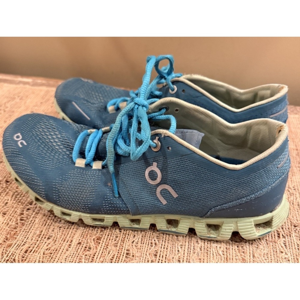 ON Running Women's Cloud X Storm Willow Teal‎ Running Shoes Sneakers Size 9